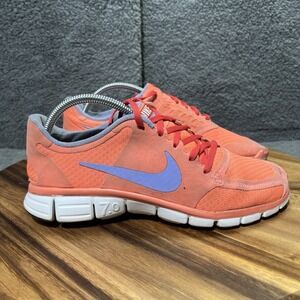 Nike Free 7.0 Running‎ Shoes Women's 10 Pink Blue Athletic Sneakers 396044-641